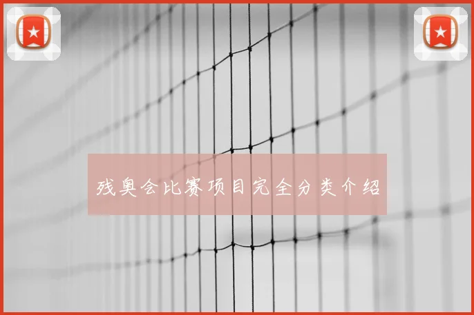 残奥会比赛项目完全分类介绍